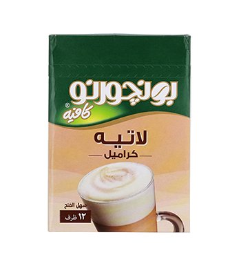 بونجورنو لاتيه ظرف 18جم  × 12 ظرف