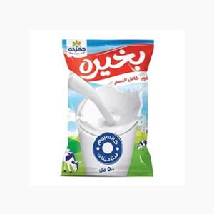لبن بخيره نصف لتر