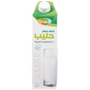 لبن لمار نصف دسم 1 لتر