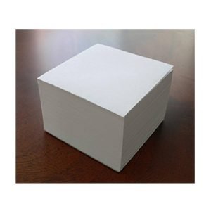 ورق صابون ملاحظات ابيض غير لاصق